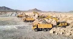 ویدئو: فعالیت شبانه‌روزی معدن‌کار باختر در معدن مس جانجا؛ ۱۲ میلیون تن باطله‌برداری تاکنون