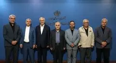 دیدار دکتر مدنی زاده  با وزرای اسبق اقتصاد