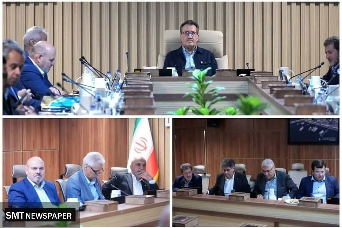 نشست هیأت عامل سازمان بنادر و دریانوردی در استان هرمزگان