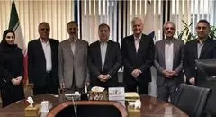 دیدار رئیس و اعضای هیأت‌مدیره خانه معدن خراسان رضوی با سرپرست «مجتمع فولاد خراسان»