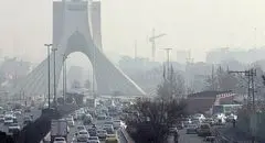 شاخص آلودگی هوای تهران در وضعیت زرد