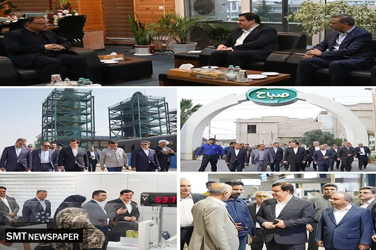 دیدار مدیرعامل بانک ملت با استاندار گلستان و بازدید از مجموعه های تولیدی و صنعتی این استان