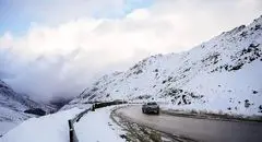 هشدار ریزش سنگ و خطر بهمن در جاده‌های کوهستانی مازندران