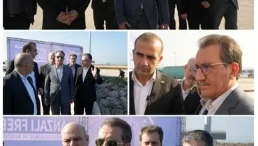 بازدید مدیرعامل و اعضای هیأت عامل سازمان بنادر از بندر کاسپین در حاشیه اجلاس استانداران