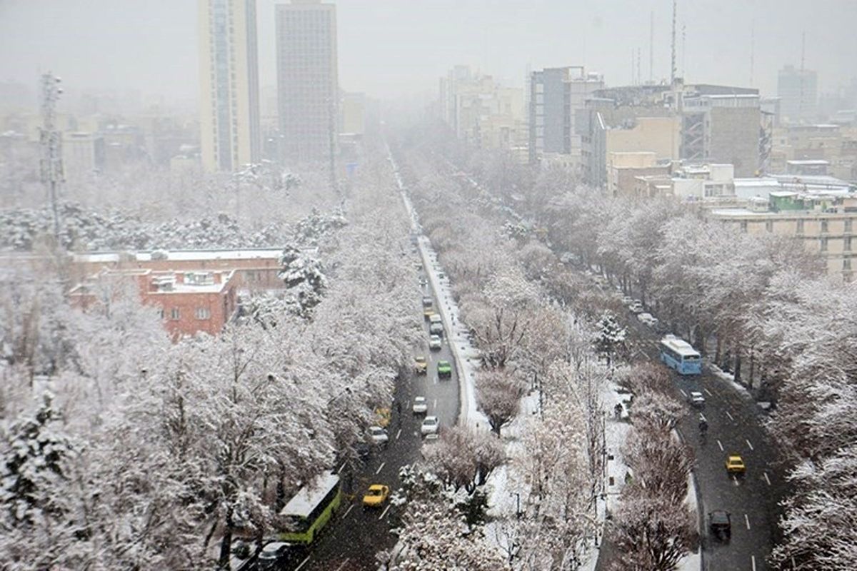 کاهش دما در تهران