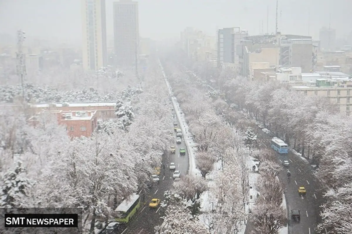 کاهش دما در تهران