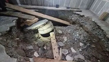 حادثه فرونشست زمین در هتل مشهد