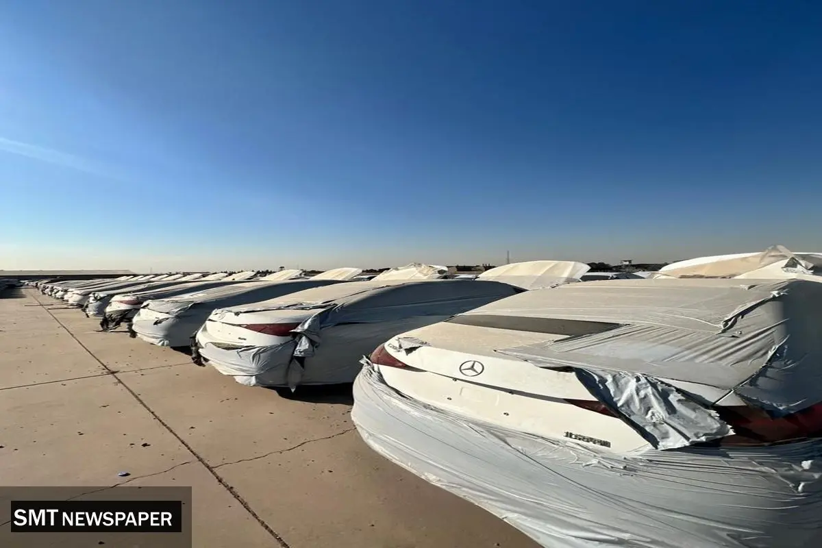 محموله مرسدس بنز ایران خودرو وارد بازار شد