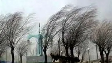 وزش باد شدید در تهران/ کاهش دما تا ۶ درجه