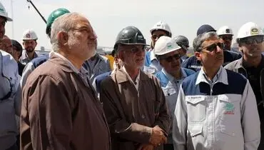 بازدید رئیس هیات‌عامل فولاد مبارکه از فولاد سنگان
