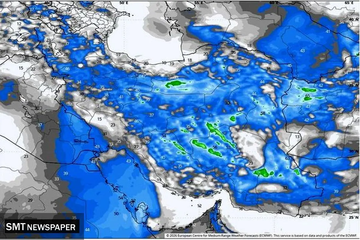 ورود سامانه بارشی جدید به کشور از جمعه؛ بارش برف و باران در ۷ استان
