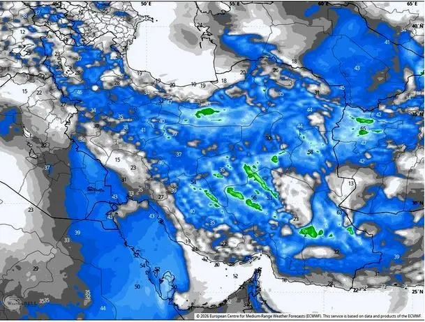 ورود سامانه بارشی جدید به کشور از جمعه؛ بارش برف و باران در ۷ استان