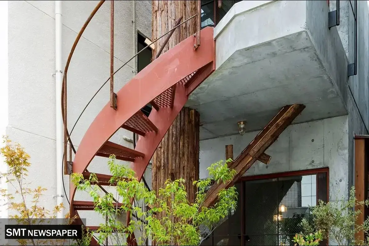 خانه‌ای شگفت‌انگیز در ژاپن؛ معماری نوآورانه روی زمین ۳۹ متری + عکس