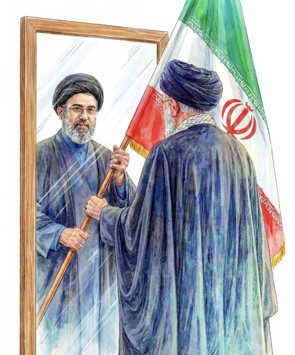 مجلس خبرگان با اصرار آیت‌الله سید مجتبی خامنه‌ای رهبری را برای پذیرش رهبری متقاعد کرد