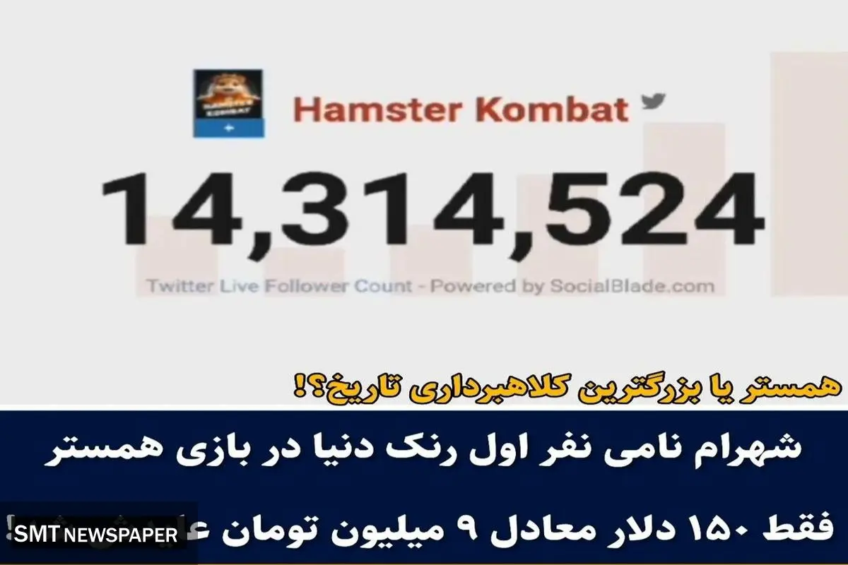 همستر بزرگترین کلاهبرداری تاریخ بود