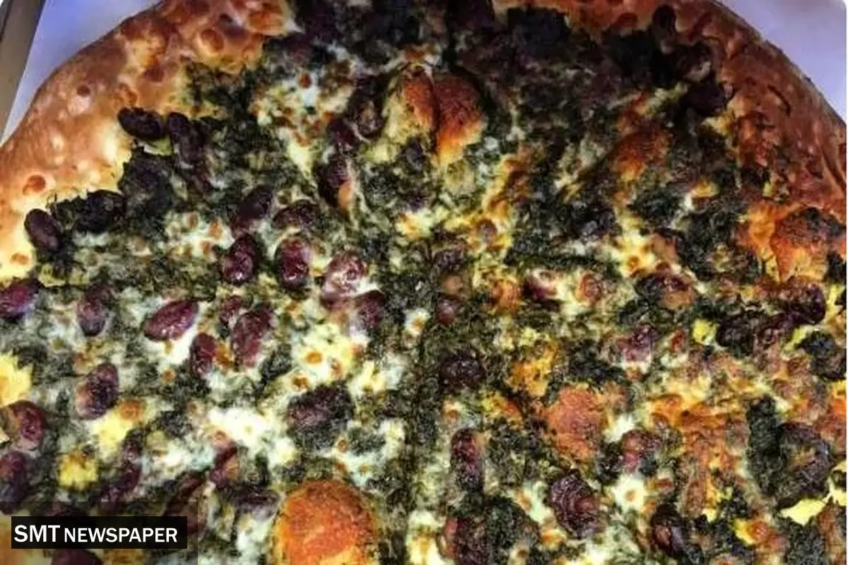 طرز تهیه پیتزا قورمه سبزی