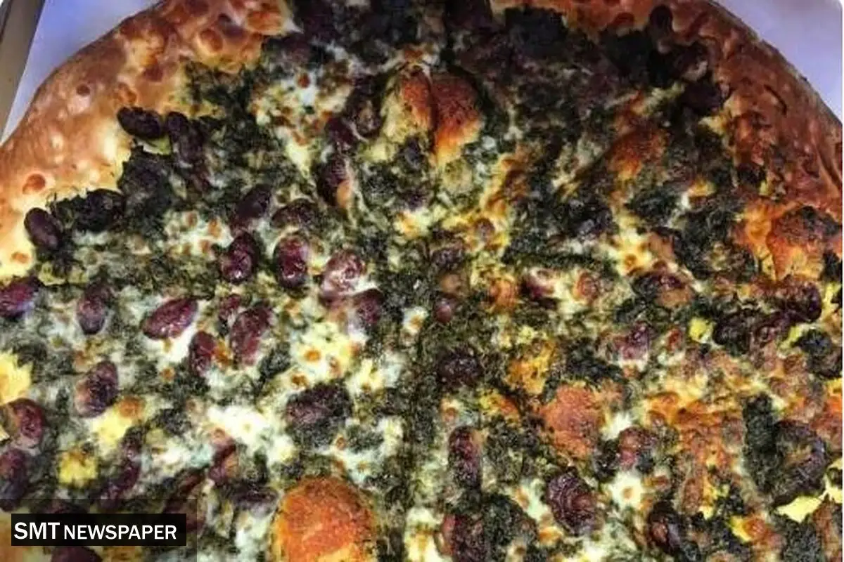 طرز تهیه پیتزا قورمه سبزی 