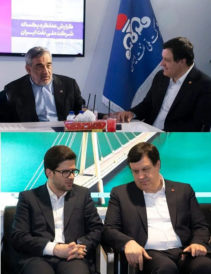 دیدار مدیرعامل بانک ملت با مدیران عامل شرکت های ملی نفت ایران و ملی پالایش و پخش فرآورده های نفتی ایران