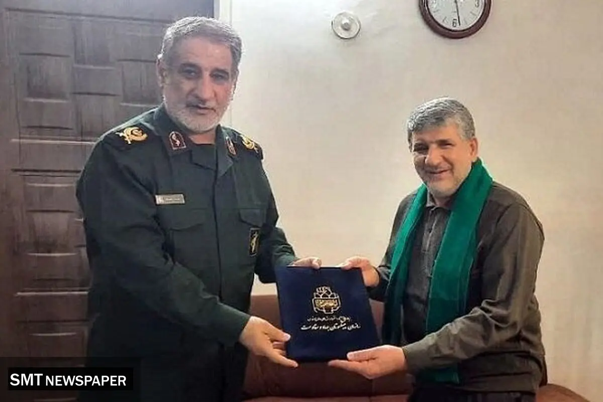 جانباز ۷۰ درصد با حضور رئیس و معاونان سازمان پیشکسوتان تقدیر شد