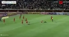 خلاصه بازی پر گل شمس آذر 0 - 4 تراکتور+ فیلم
