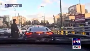 خفت گیری با قمه از خودرو لوکس در روز روشن! + فیلم