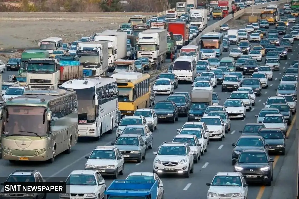 تردد از آزادراه قزوین - رشت و بالعکس به دلیل عملیات کارگاه جادهای ممنوع شد
