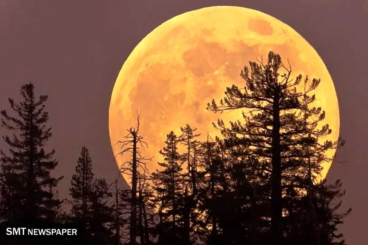 ابرماه درخشان سال چهارشنبه شب در آسمان می‌درخشد