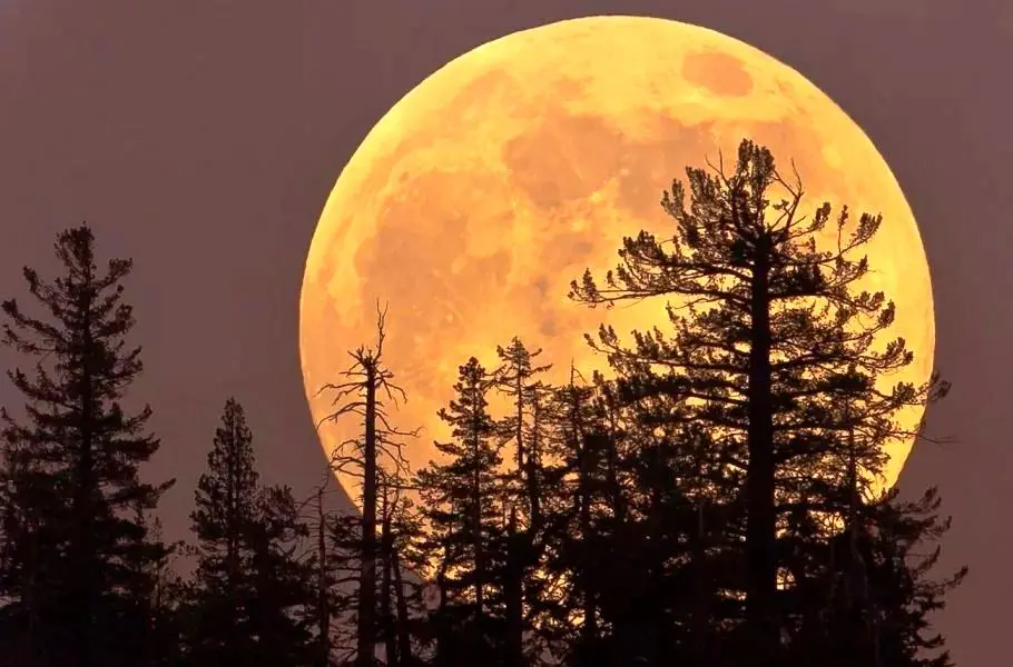 ابرماه درخشان سال چهارشنبه شب در آسمان می‌درخشد