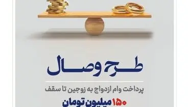 بانک توسعه تعاون از طرح تسهیلاتی «وصال» ویژه زوج‌های جوان رونمایی کرد