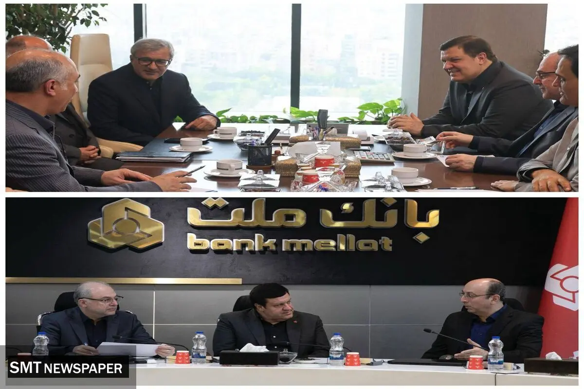 دیدار و گفت‌وگوی مدیرعامل بانک ملت و مدیران عامل دو خودروساز بزرگ کشور با محوریت رونق تولید و اشتغال