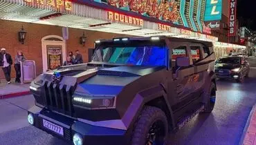 عجیب‌ترین شاسی‌بلند جهان با پوست کروکدیل