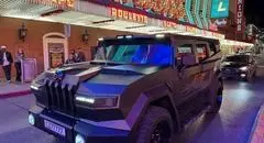 عجیب‌ترین شاسی‌بلند جهان با پوست کروکدیل