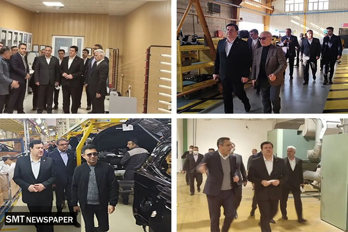 بازدید مدیرعامل بانک ملت از ۳ مجموعه بزرگ صنعتی در استان سمنان