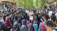 آسیب دیدگی چند دانشجو در تجمع روز گذشته