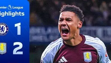 خلاصه بازی چلسی 1 - استون ویلا 2