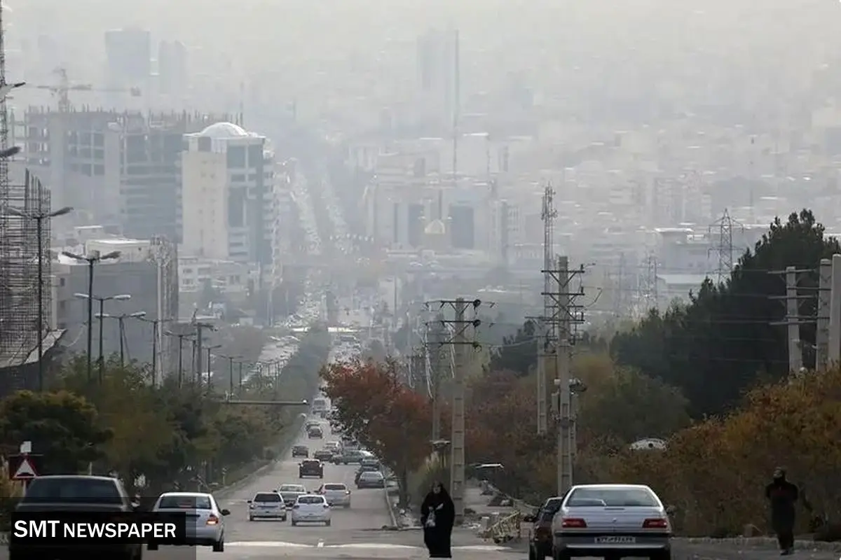 تهران در وضعیت هشدار نارنجی آلودگی هوا