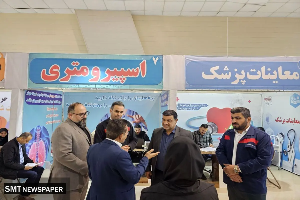 بازدید مدیرعامل شرکت فولاد اکسین از معاینات ادواری طب کار فولاد مردان اکسینی / سلامت کارگران اولویت ماست
