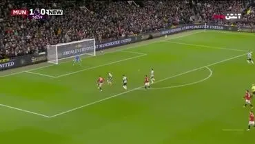 خلاصه بازی منچستریونایتد 1 - نیوکسل 0