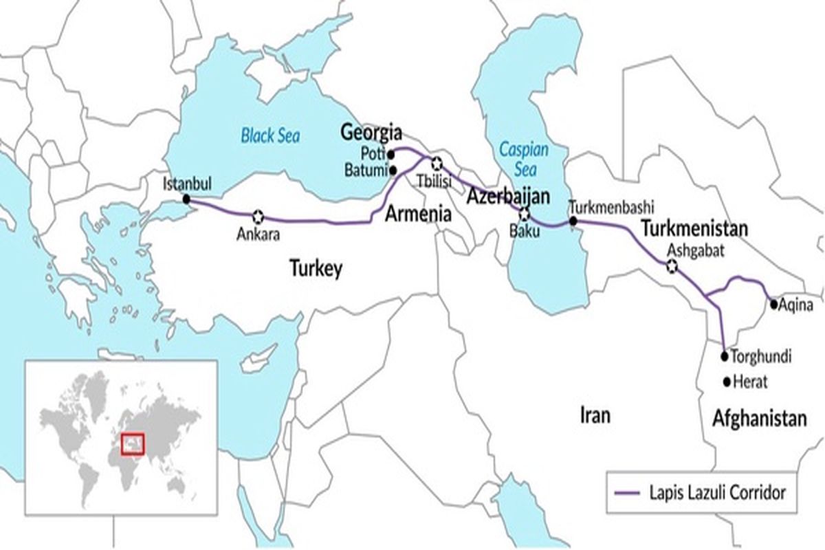 «راه لاجورد»؛ کریدور شرق به غرب بدون ایران