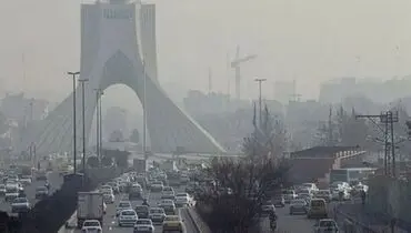 شاخص هوای تهران روی عدد 55 است