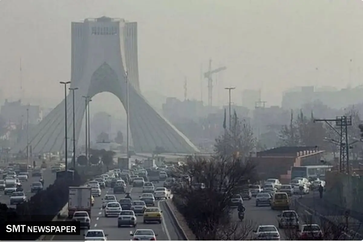 آلودگی هوا در تهران افزایش یافت؛ وضعیت نارنجی اعلام شد