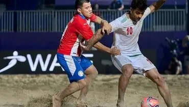 پخش زنده بازی فوتبال ساحلی ایران -  پاراگوئه 