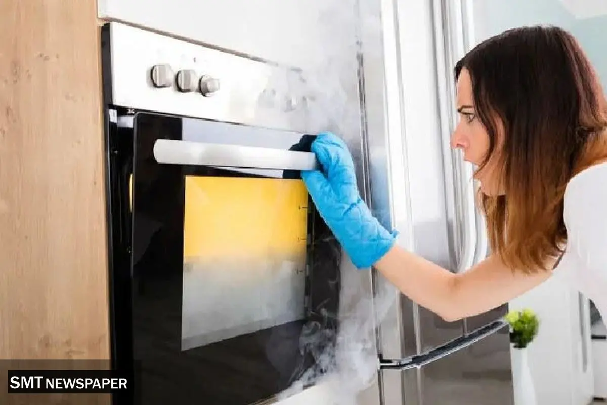 چرا اجاق گاز دود می‌کند؟