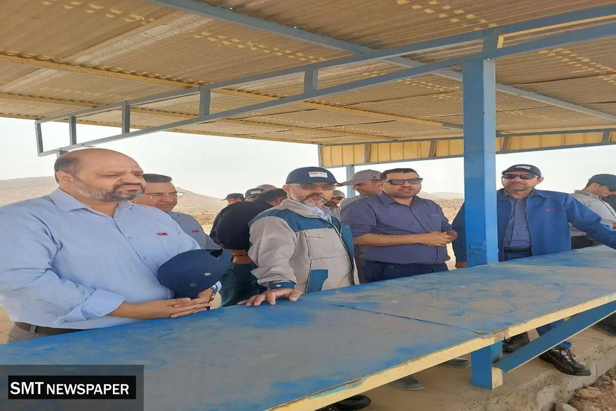 بازدید مدیر نظارت ایمپاسکو از مجتمع سنگ آهن جلال‌ آباد زرند