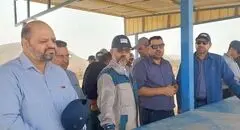 بازدید مدیر نظارت ایمپاسکو از مجتمع سنگ آهن جلال‌ آباد زرند