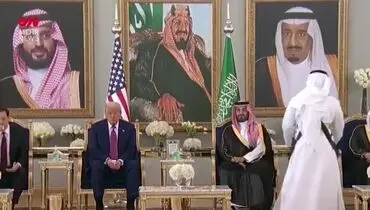 ترامپ دست بن‌سلمان را رد کرد + فیلم
