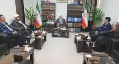 دیدار مدیرعامل شرکت صبافولاد خلیج‌فارس با نماینده ولی‌فقیه در استان هرمزگان