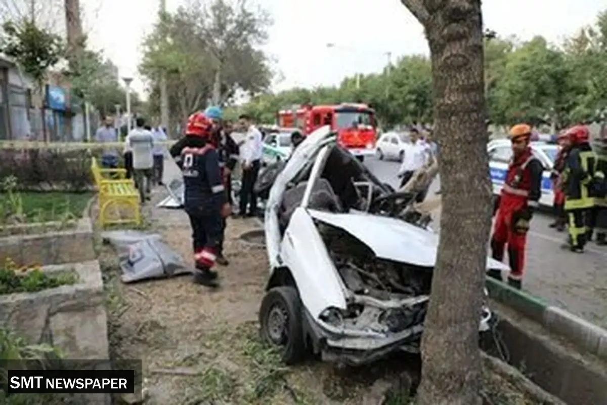 سانحه مرگبار در جاده؛ تصادف خودرو با درخت سه قربانی گرفت