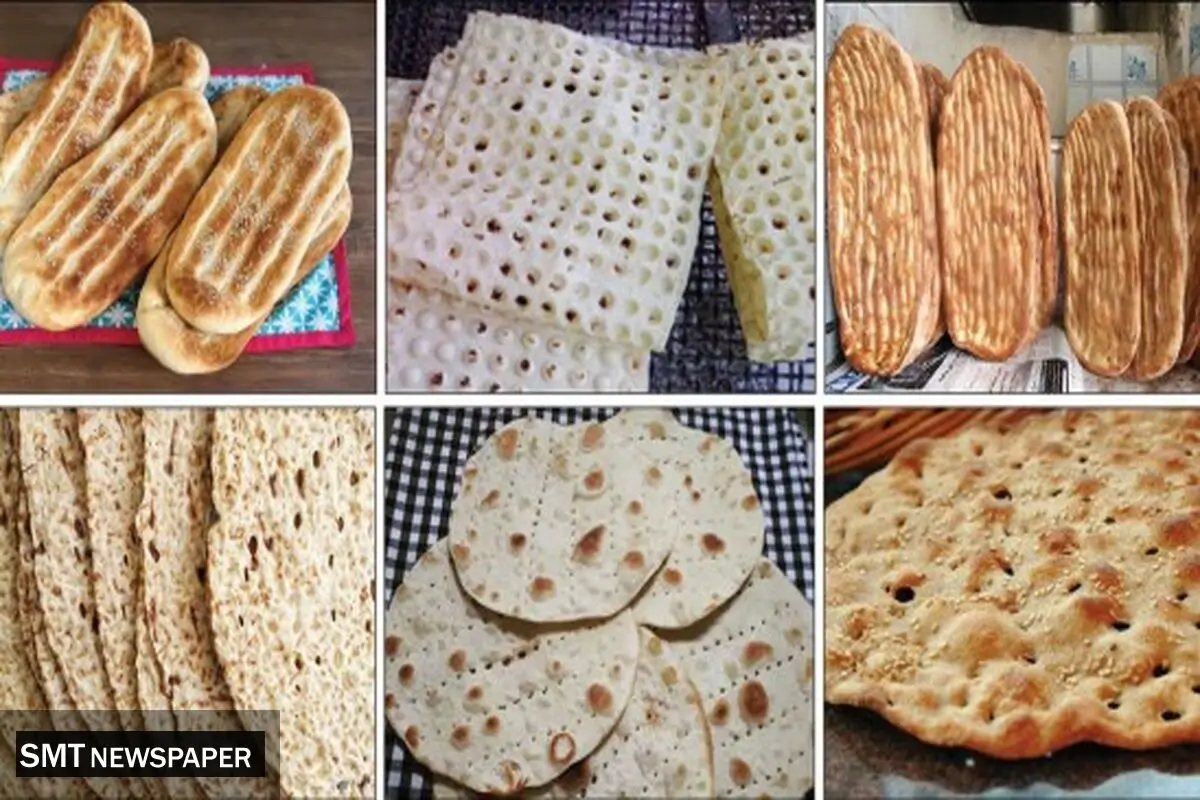 لیست قیمت انواع نان امروز سه‌شنبه ۲۵ شهریور ۱۴۰۴