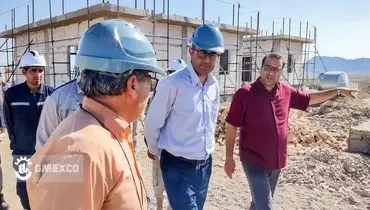 بازدید مدیرعاملGmexco  از پروژه احداث کارخانه شمش طلای خونیک